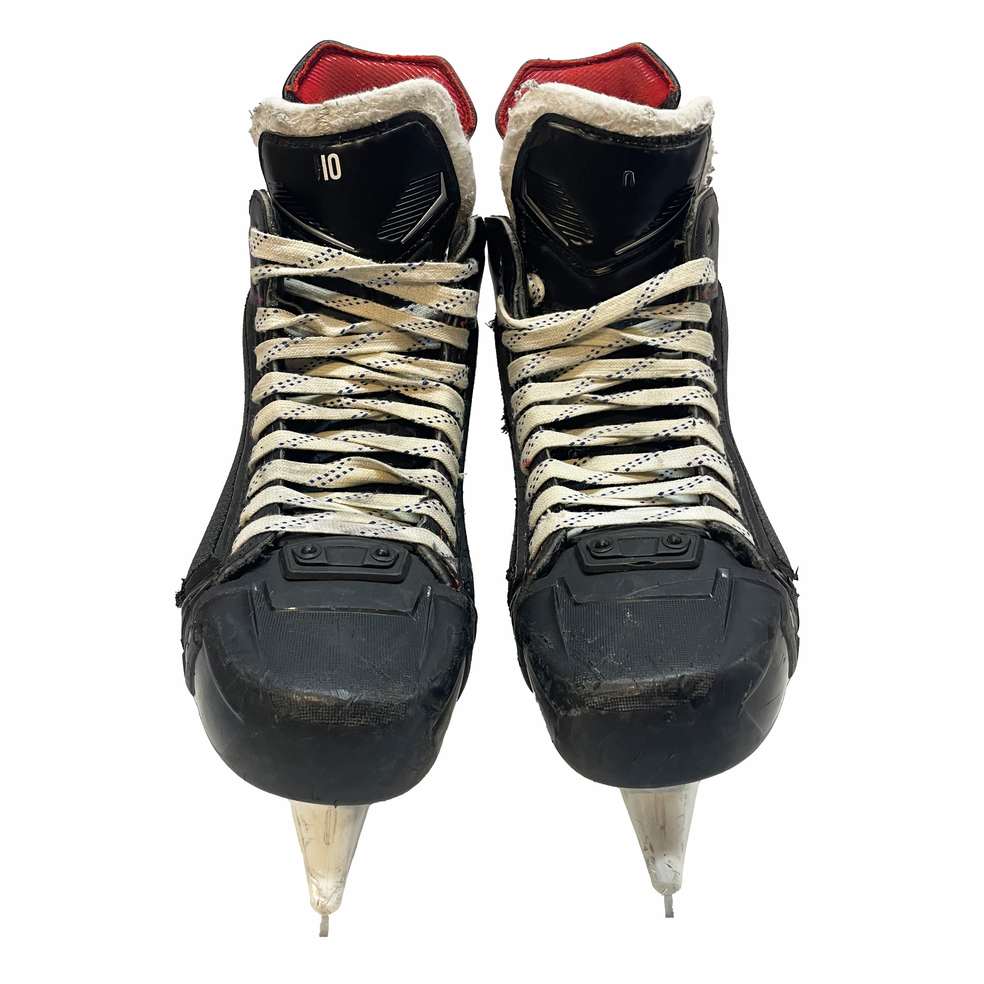 CCM Jetspeed FT4 Pro – Patins de hockey d'occasion Pro Stock avec bloqueurs de tir – Taille 8R
